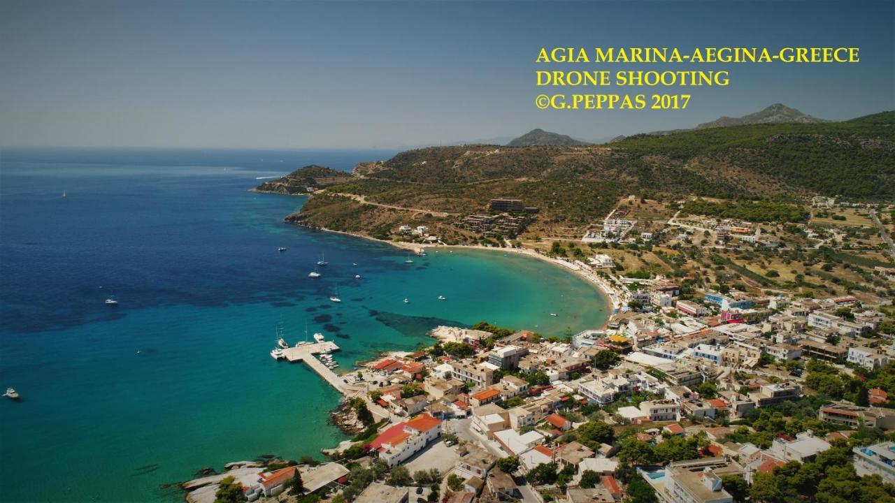 Finikas Rooms Agia Marina  ภายนอก รูปภาพ